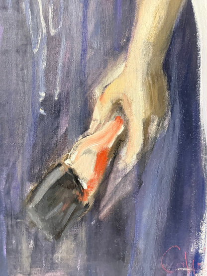 Self Portrait with Brush - ISOBEL COLVILLE Scottish | 1935 - 2025