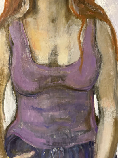 Self Portrait with Brush - ISOBEL COLVILLE Scottish | 1935 - 2025