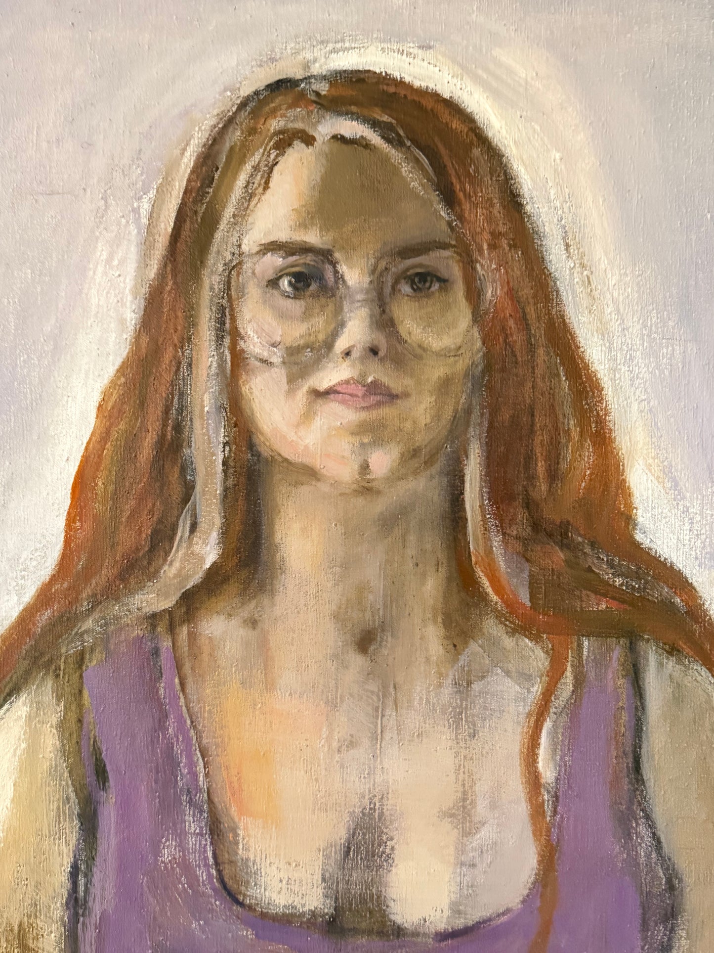Self Portrait with Brush - ISOBEL COLVILLE Scottish | 1935 - 2025