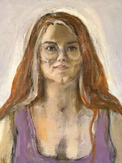 Self Portrait with Brush - ISOBEL COLVILLE Scottish | 1935 - 2025