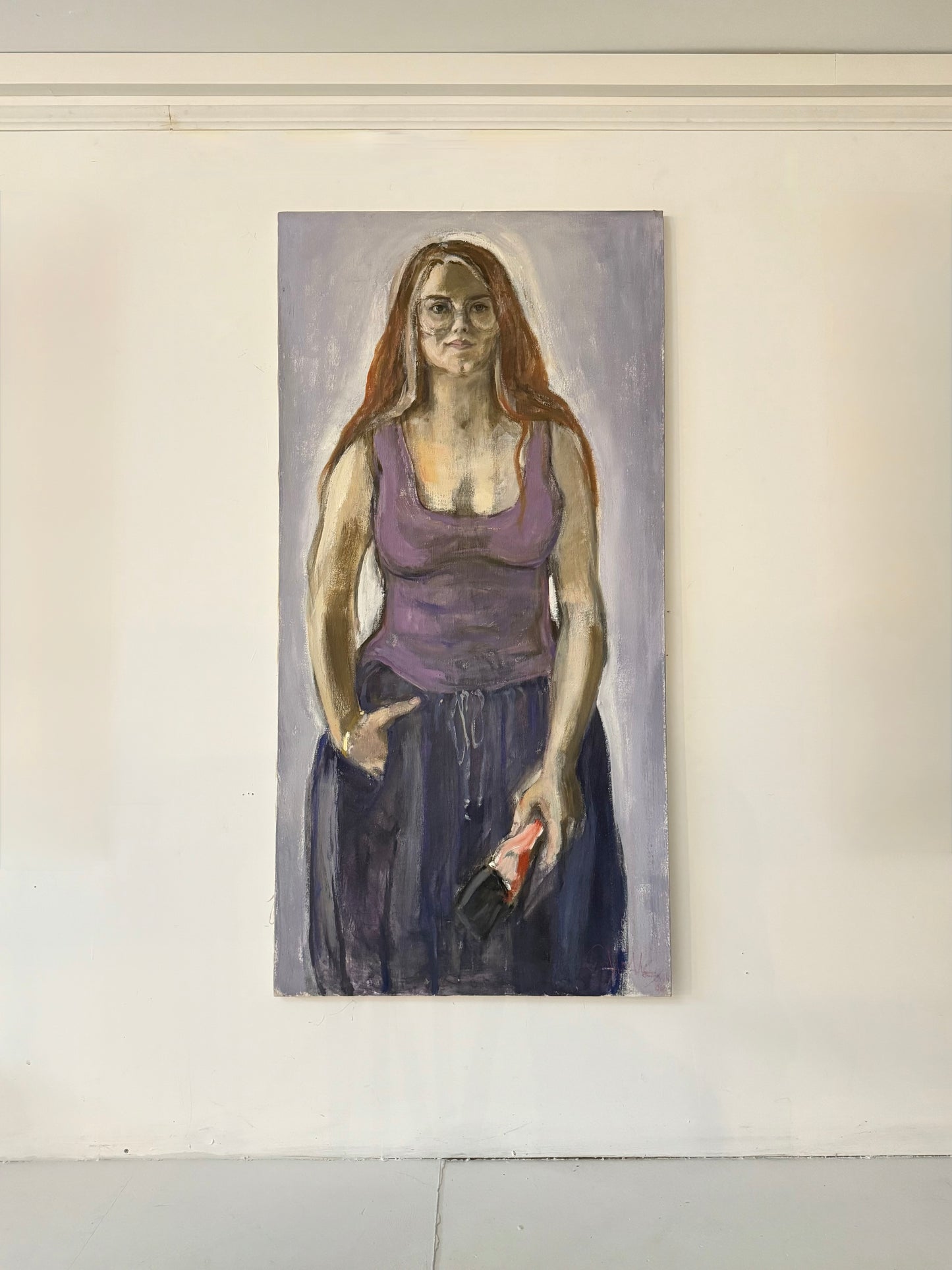 Self Portrait with Brush - ISOBEL COLVILLE Scottish | 1935 - 2025
