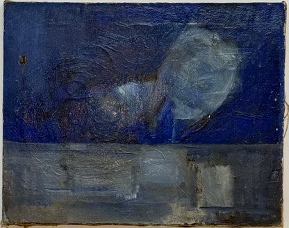Blue Abstract - EWEN McASLAN Scottish | 1936 – 2008