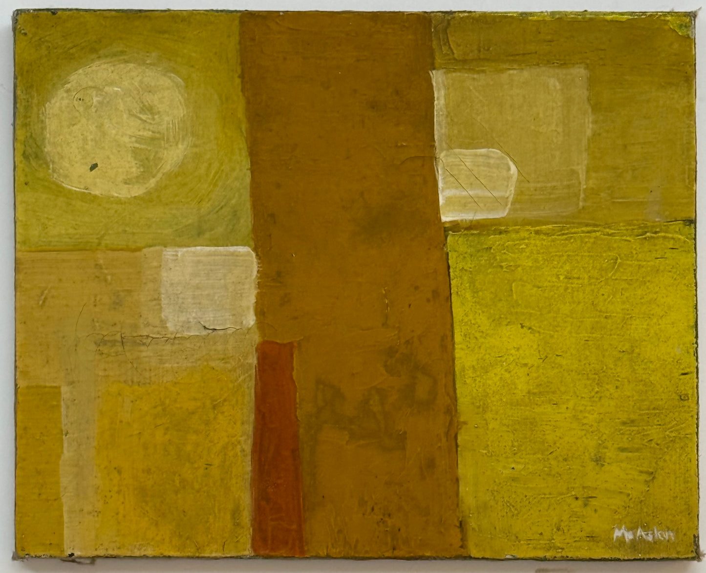 Yellow Abstract - EWEN McASLAN Scottish | 1936 – 2008