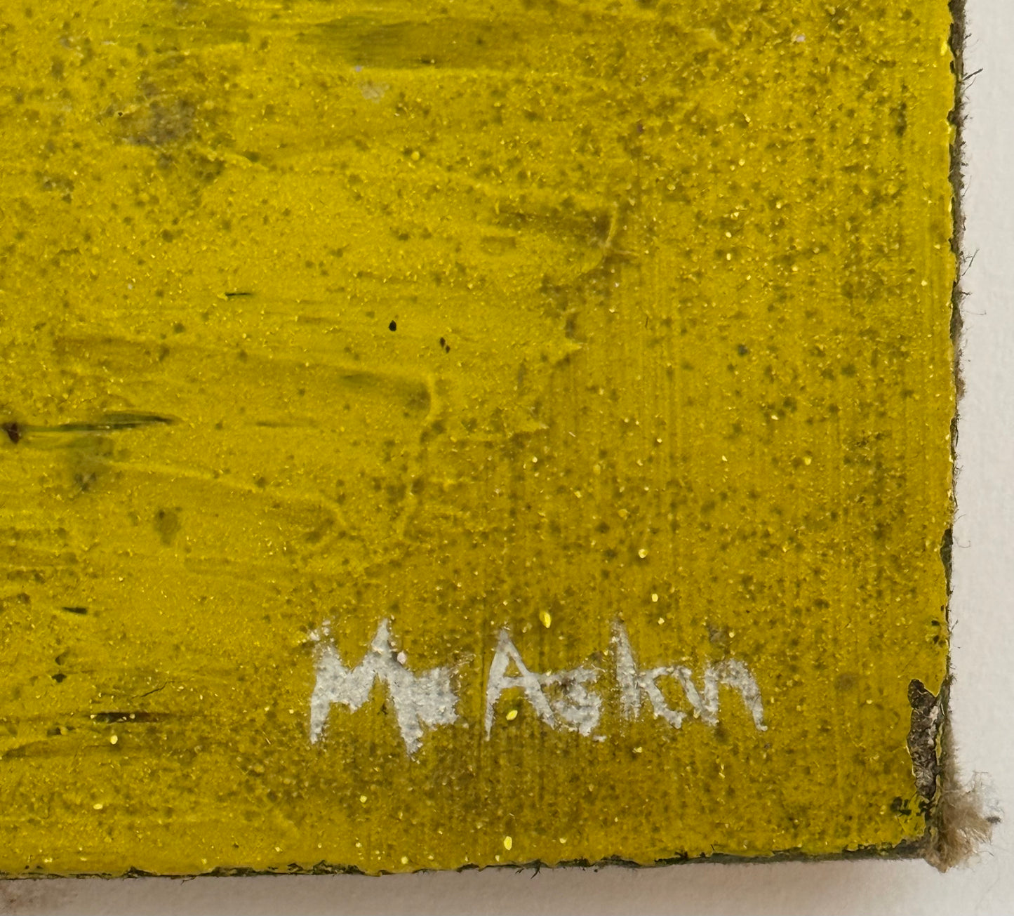 Yellow Abstract - EWEN McASLAN Scottish | 1936 – 2008