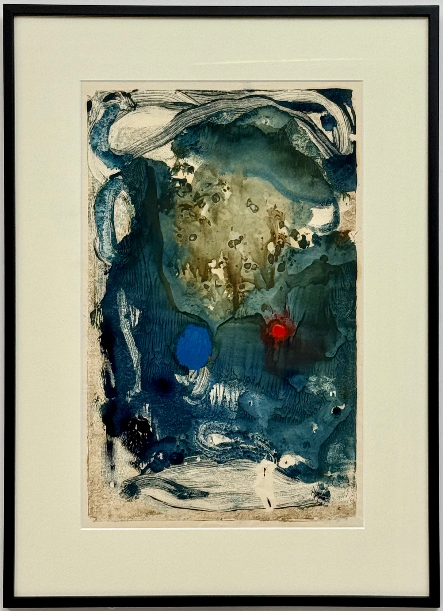 Blue Abstract III - ISOBEL COLVILLE Scottish | 1935 - 2025