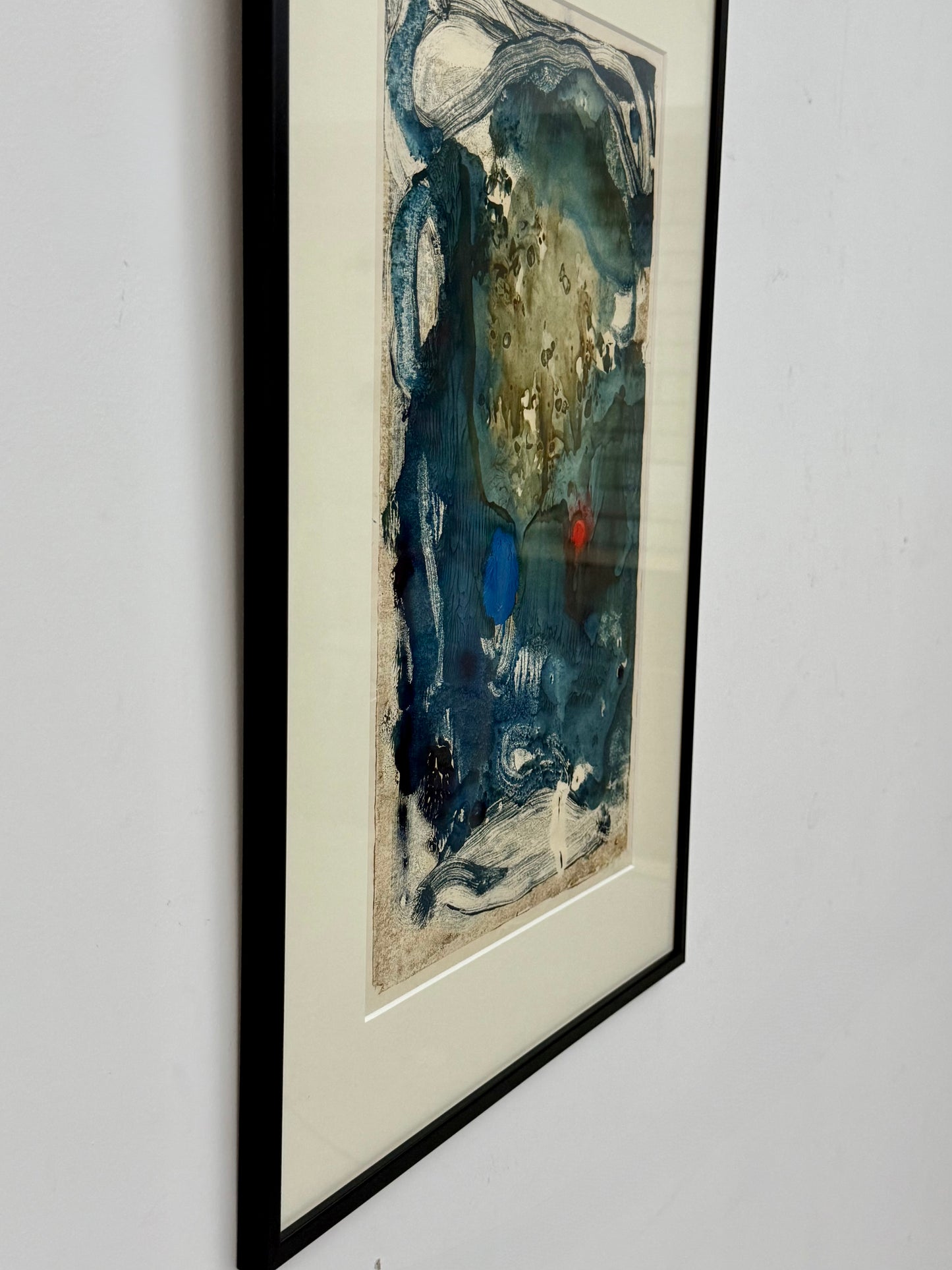 Blue Abstract III - ISOBEL COLVILLE Scottish | 1935 - 2025