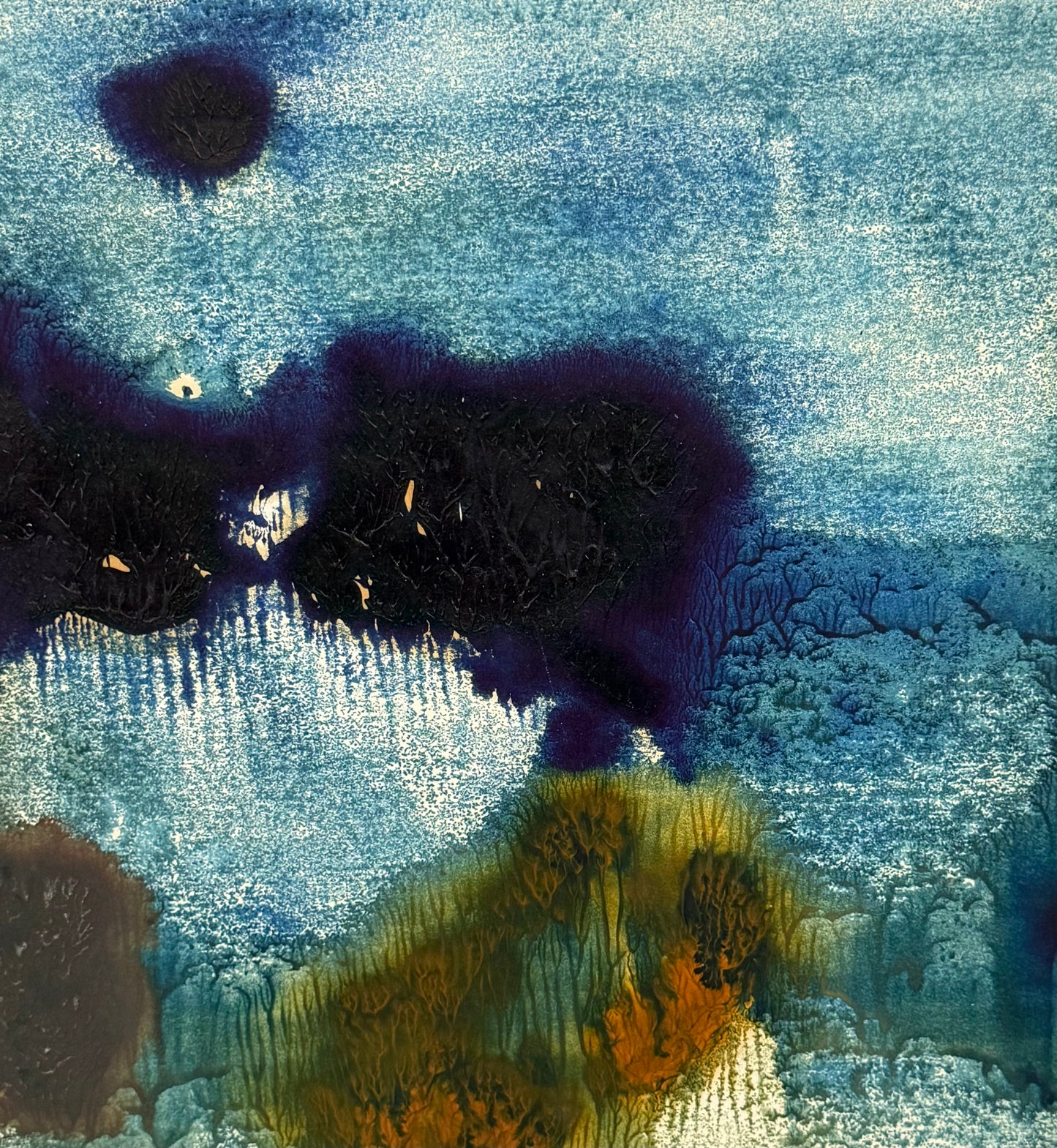Blue Abstract II - ISOBEL COLVILLE Scottish | 1935 - 2025