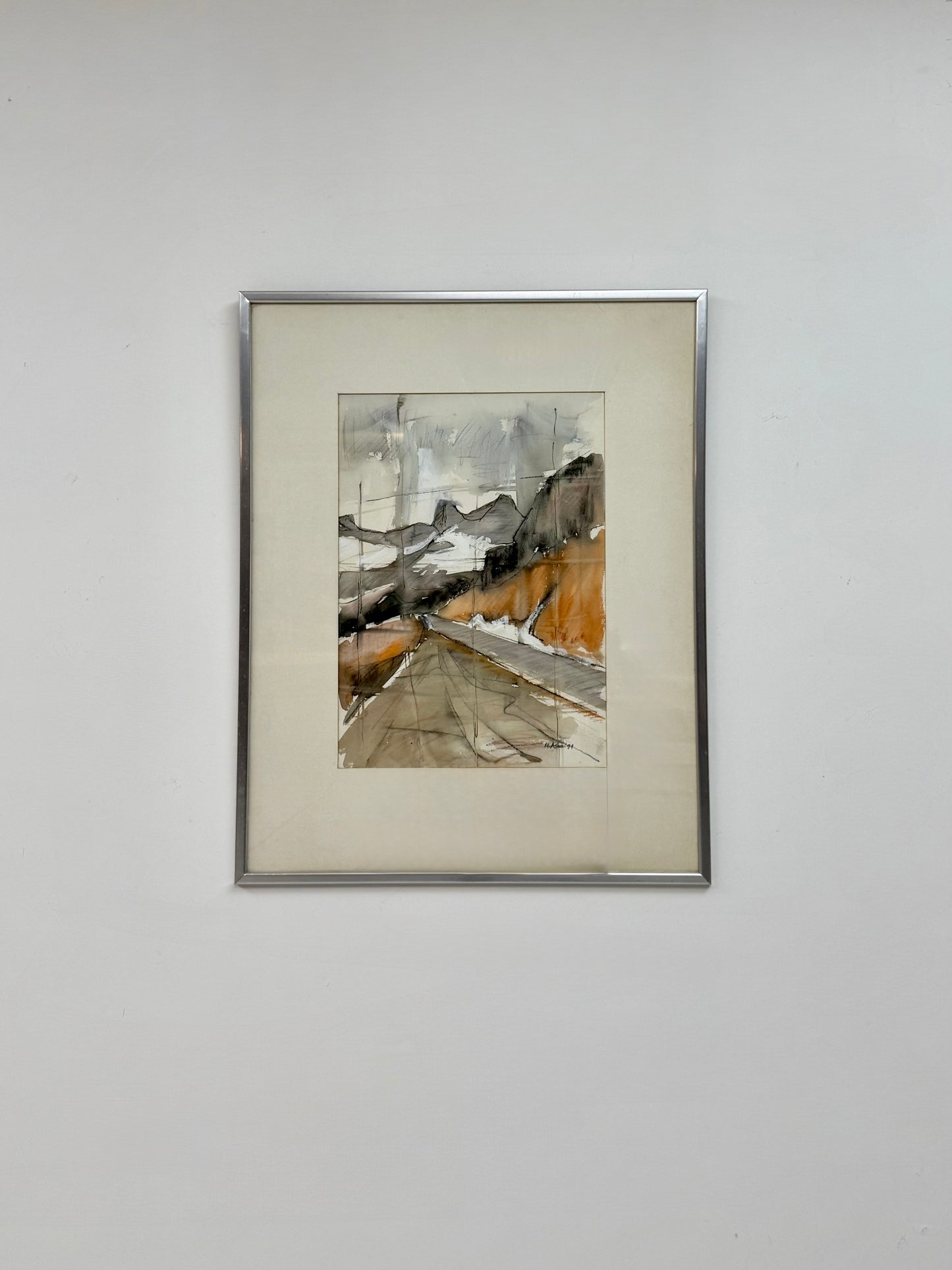 Cascades: Mountain Road - EWEN McASLAN Scottish | 1936 – 2008