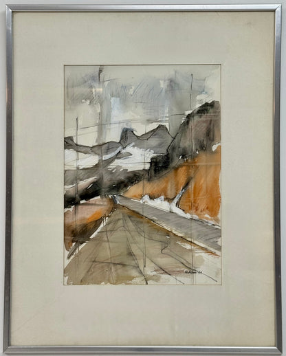 Cascades: Mountain Road - EWEN McASLAN Scottish | 1936 – 2008