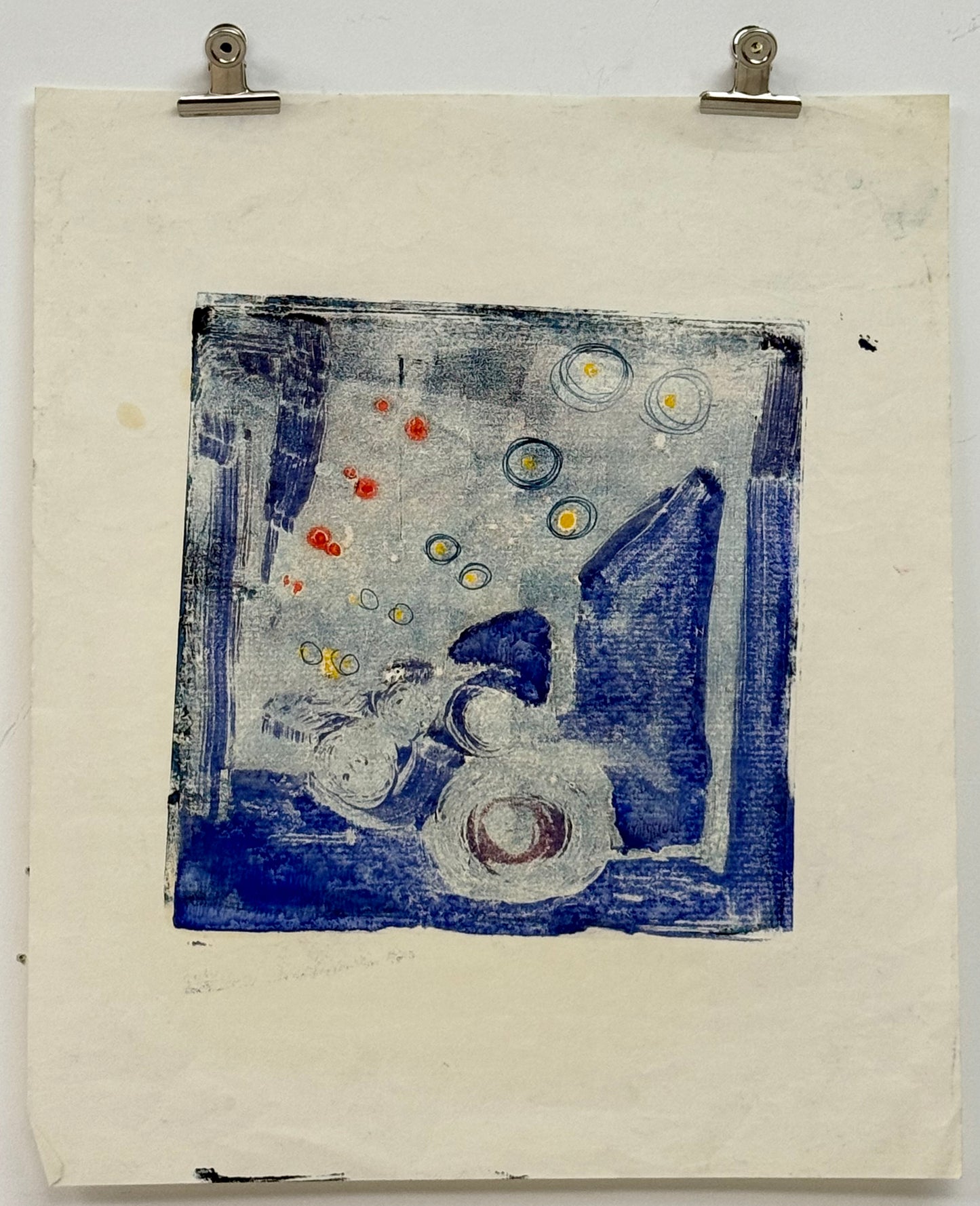 Monoprint Flowers IV - ISOBEL COLVILLE Scottish | 1935 - 2025