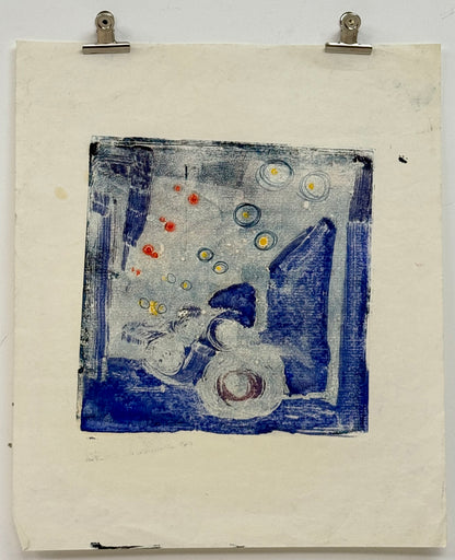 Monoprint Flowers IV - ISOBEL COLVILLE Scottish | 1935 - 2025
