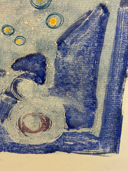 Monoprint Flowers IV - ISOBEL COLVILLE Scottish | 1935 - 2025