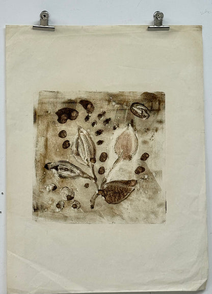 Monoprint Leaves - ISOBEL COLVILLE Scottish | 1935 - 2025