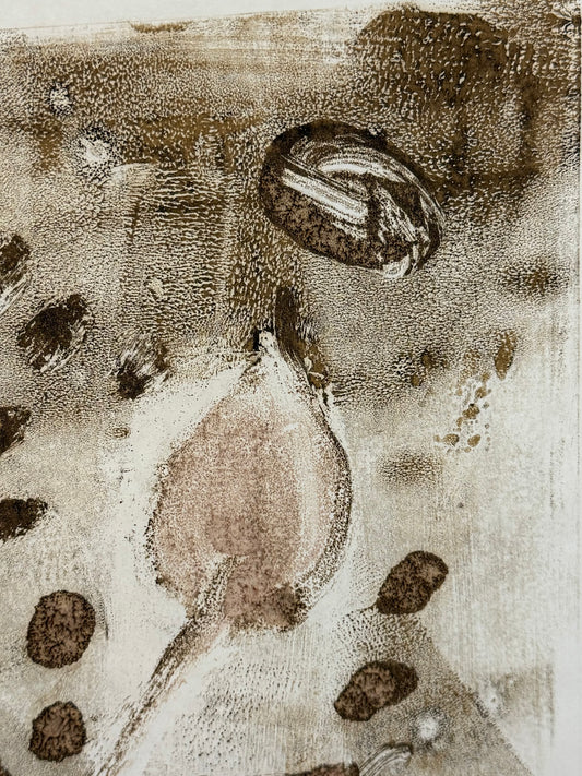 Monoprint Leaves - ISOBEL COLVILLE Scottish | 1935 - 2025