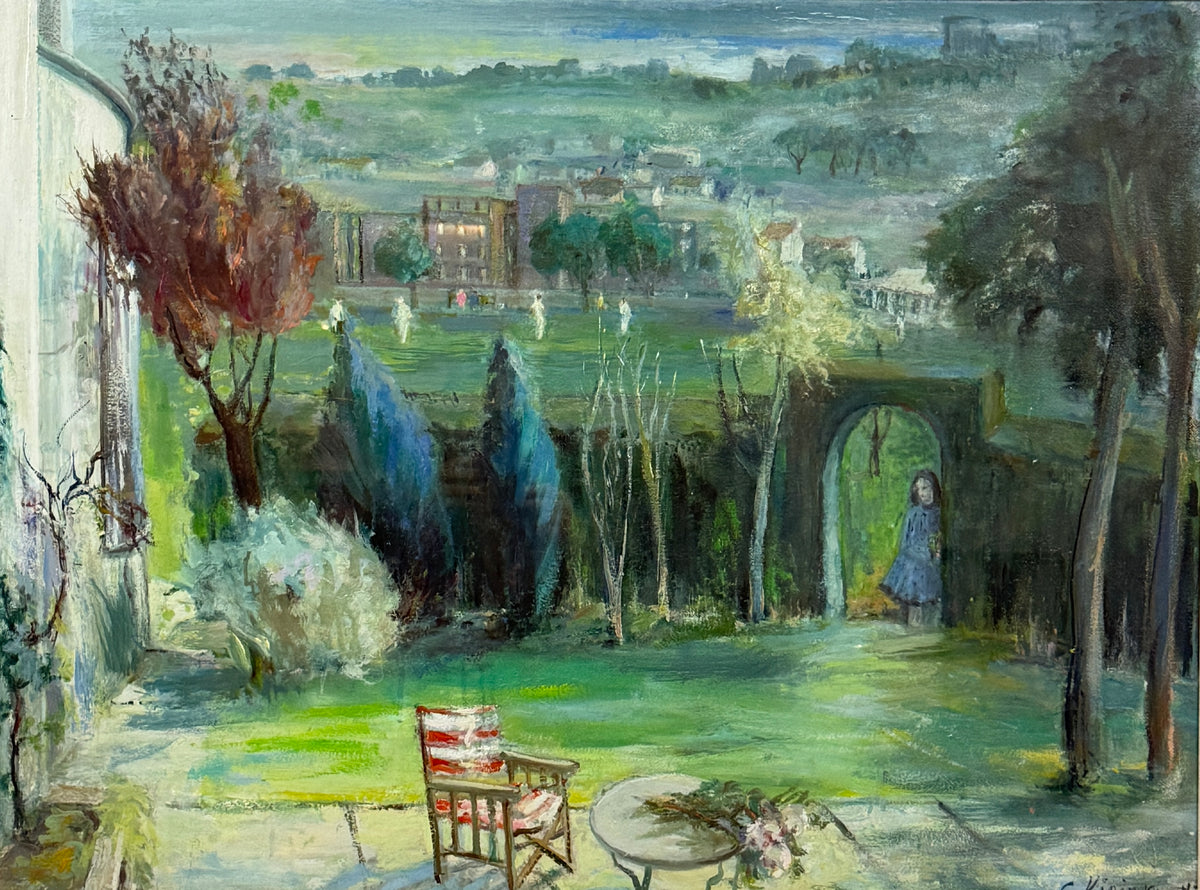 Saturday Afternoon, The Grange, Edinburgh | Lady Caroline Kininmonth (Scottish, 1907-1978)