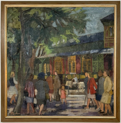 Danish Streetscene | Otto Olsen (Danish 1905-1966)