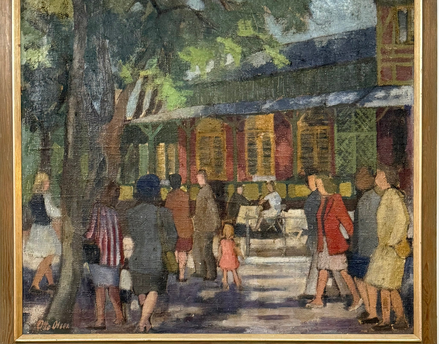 Danish Streetscene | Otto Olsen (Danish 1905-1966)