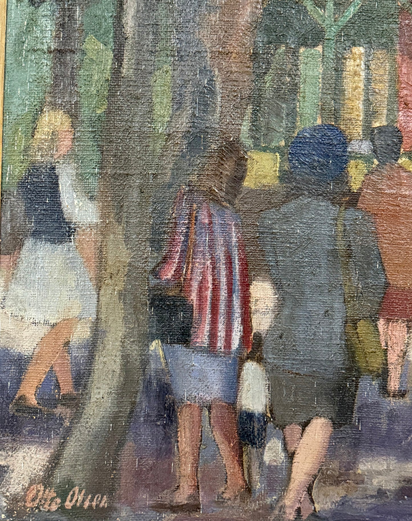 Danish Streetscene | Otto Olsen (Danish 1905-1966)