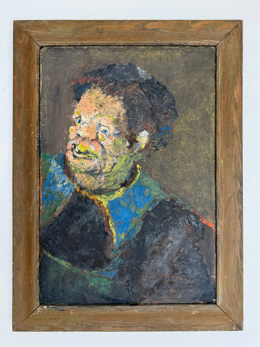 Portrait in Blue - Oxshott Pottery Estate - HENRY WREN
