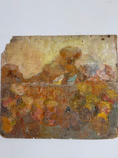 Orange Landscape - Oxshott Pottery Estate - HENRY WREN