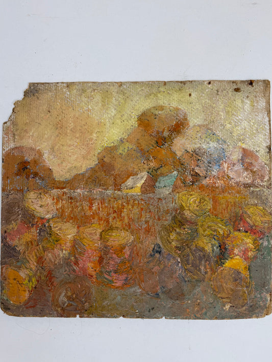Orange Landscape - Oxshott Pottery Estate - HENRY WREN