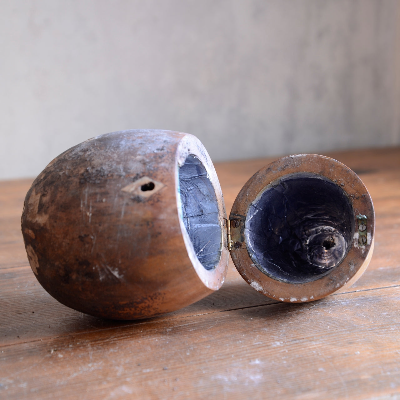 Collection of Pear Tea Caddies for Restoration