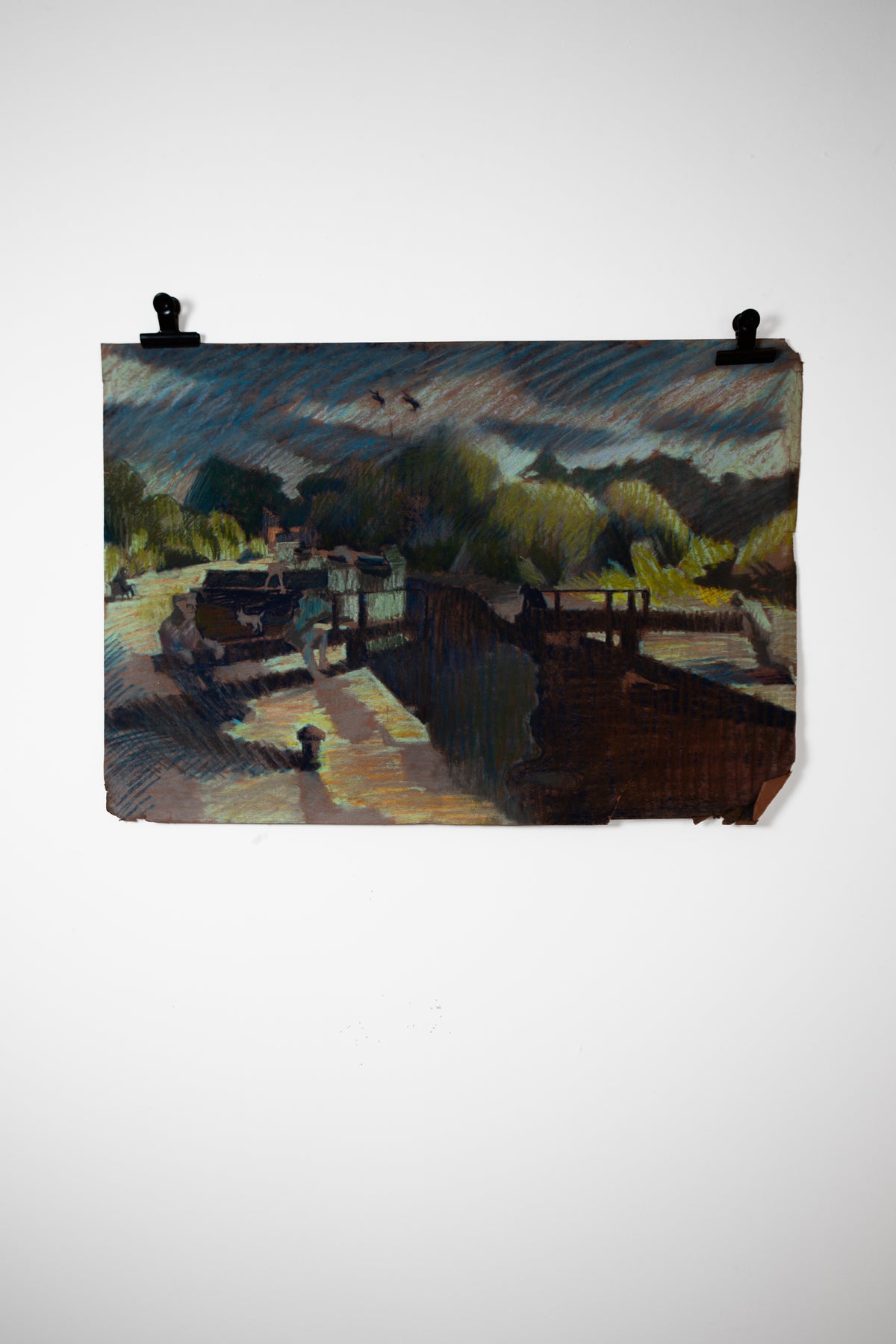Unknown Canal on paper - LEONARD BENNETTS, New Zealand | 1933-2004
