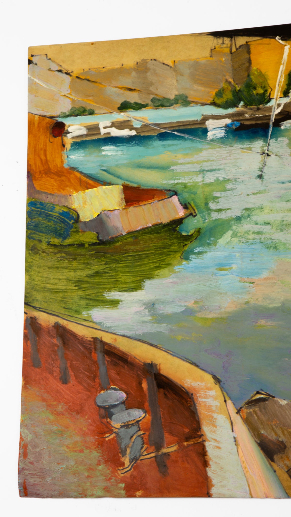 Untitled Waterscape on paper - LEONARD BENNETTS, New Zealand | 1933-2004