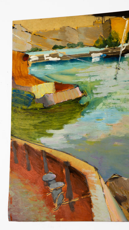 Untitled Waterscape on paper - LEONARD BENNETTS, New Zealand | 1933-2004