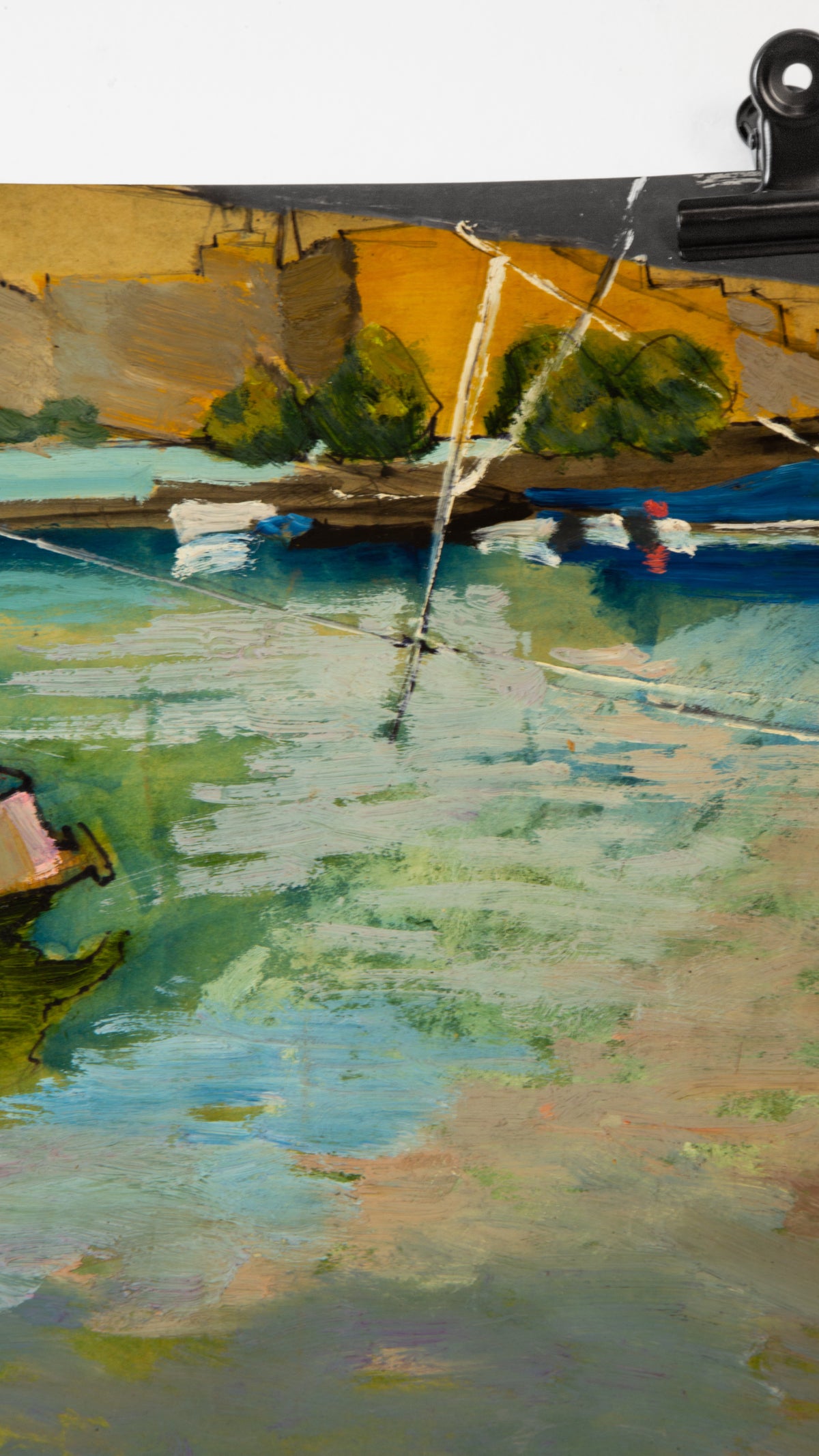 Untitled Waterscape on paper - LEONARD BENNETTS, New Zealand | 1933-2004