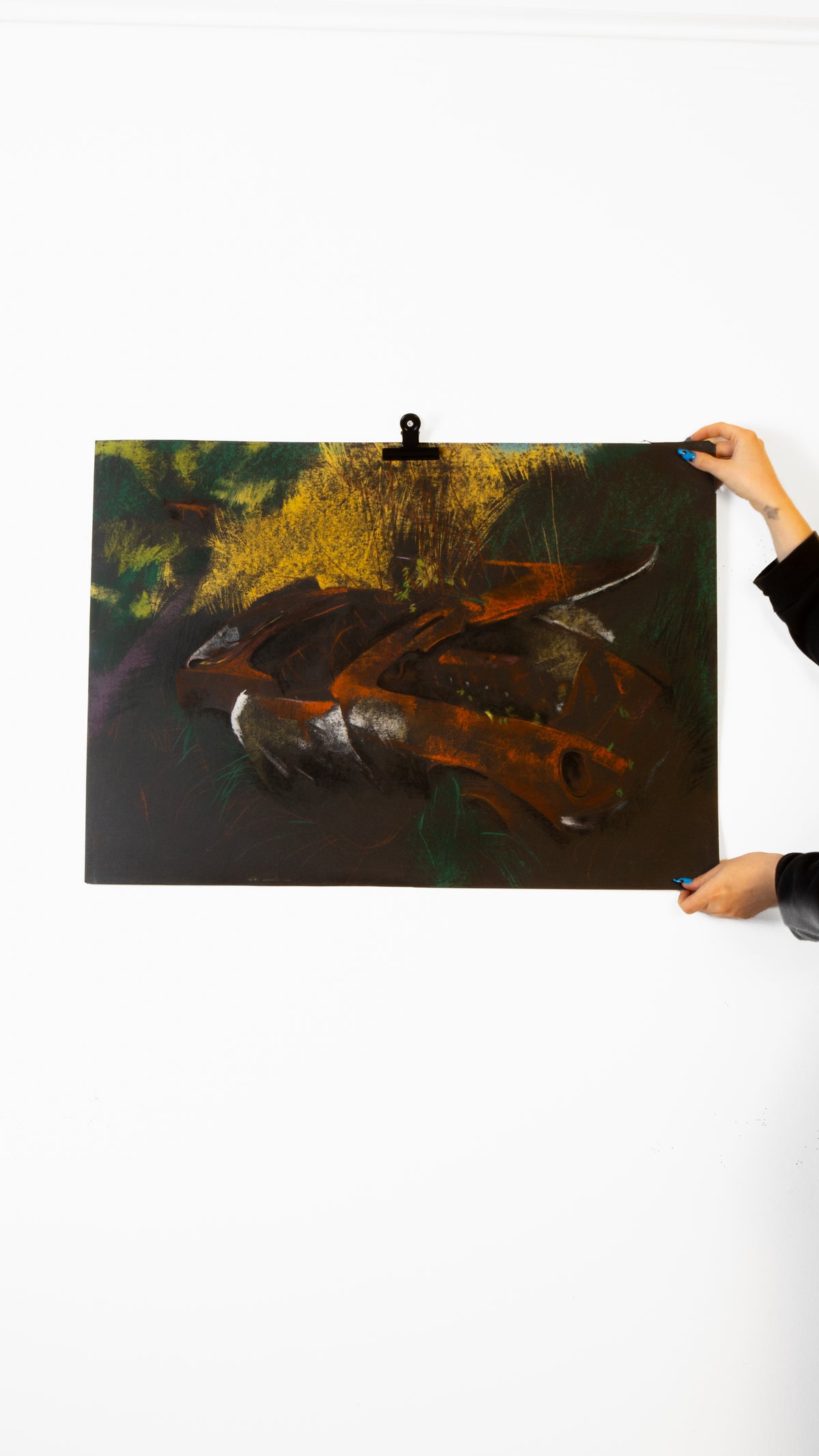 Rusty Vehicle on paper - LEONARD BENNETTS, New Zealand | 1933-2004