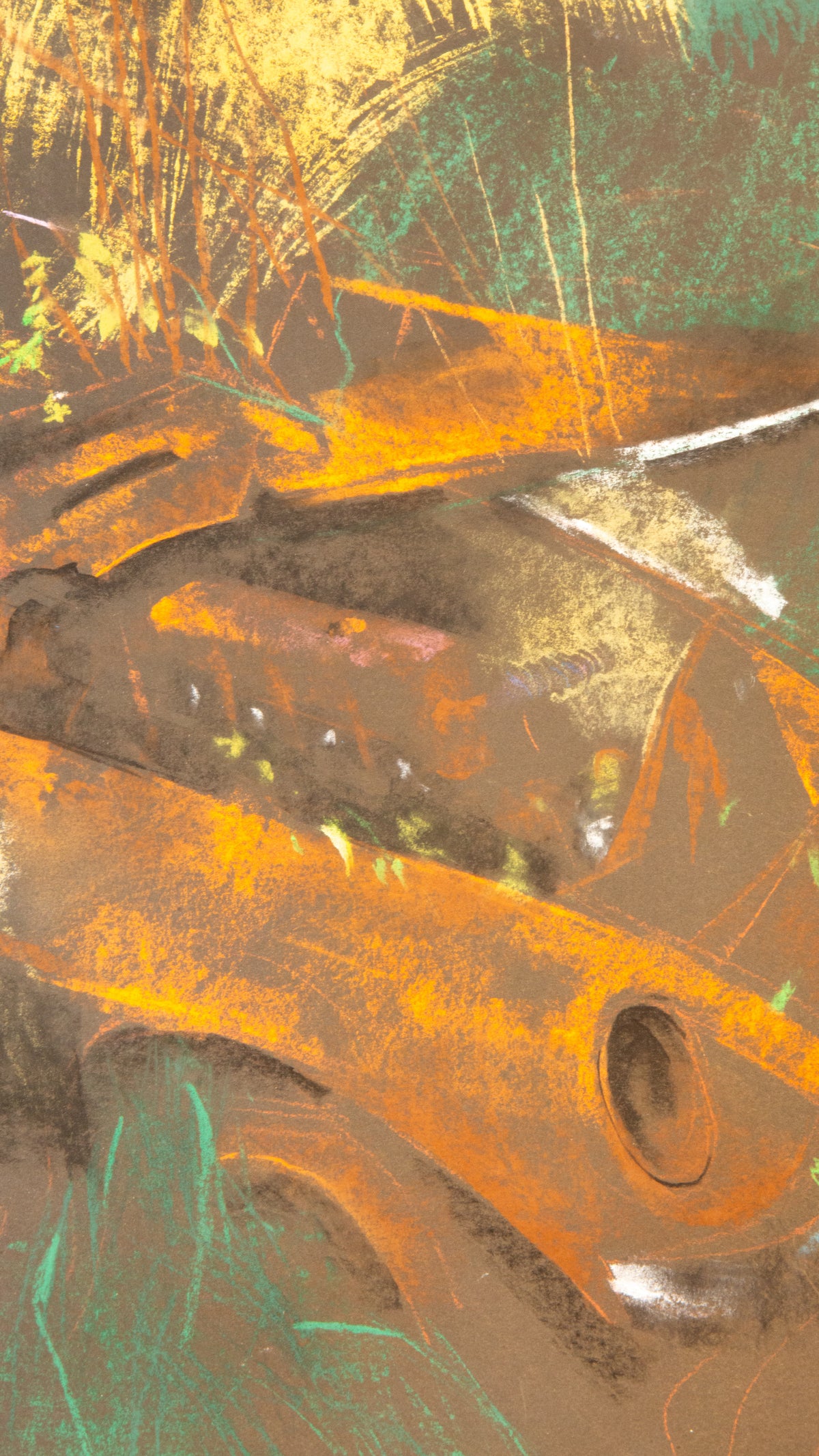 Rusty Vehicle on paper - LEONARD BENNETTS, New Zealand | 1933-2004