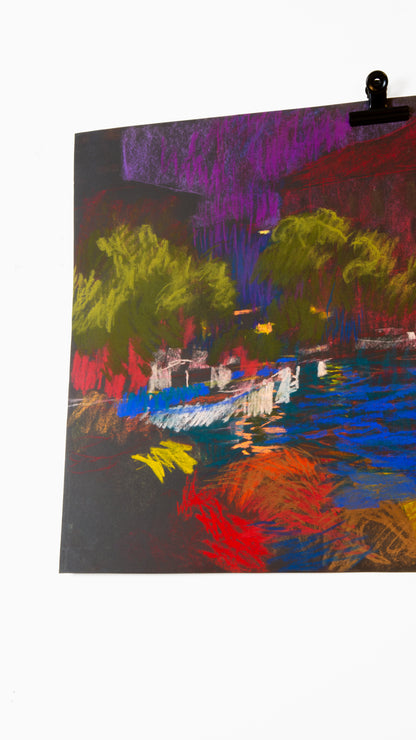 Unknown Scene on paper - LEONARD BENNETTS, New Zealand | 1933-2004