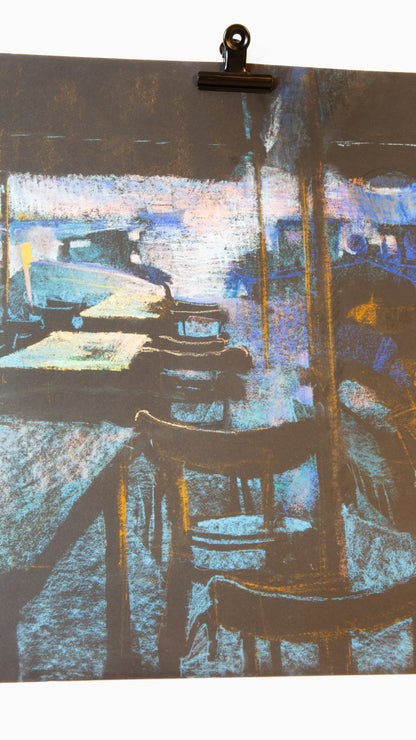 Cafe Views on paper - LEONARD BENNETTS, New Zealand | 1933-2004