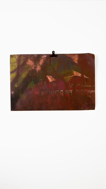 Unknown Buildings on paper - LEONARD BENNETTS, New Zealand | 1933-2004