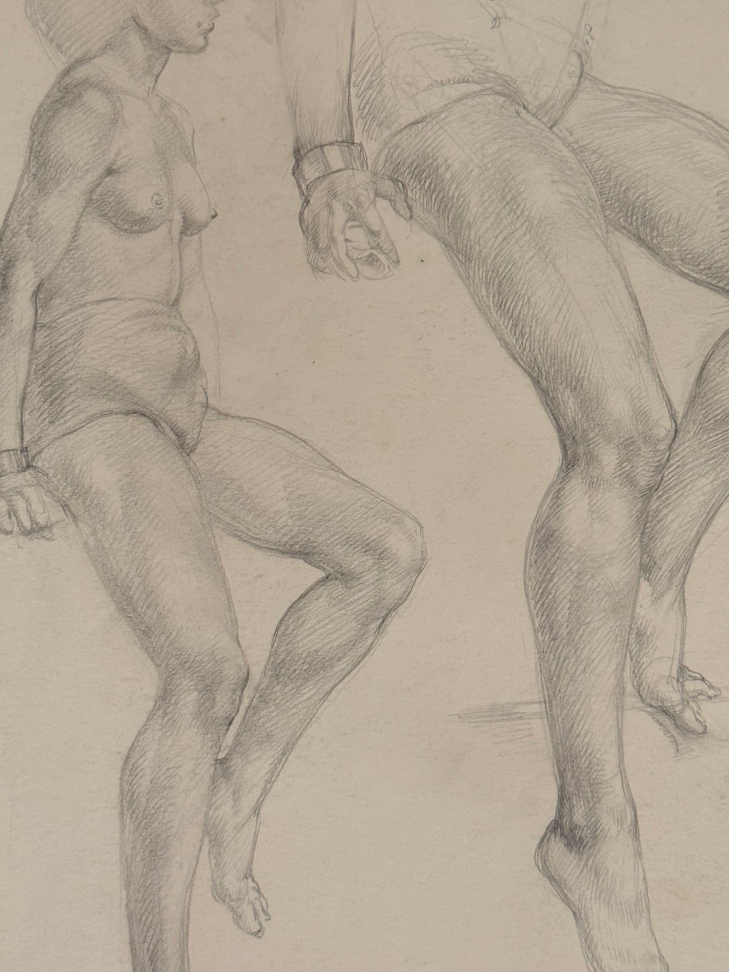 Female Life Drawing from the portfolio of Joyce Platt, May 1938