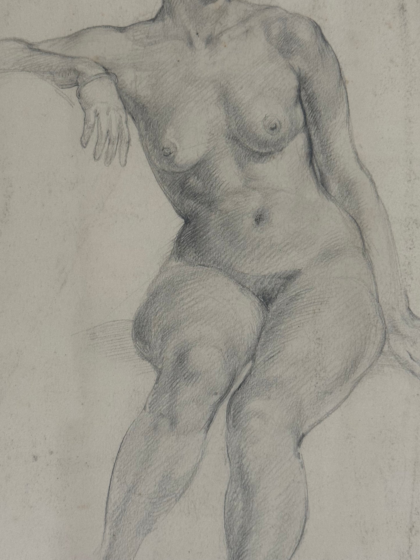 Female Life Drawing from the portfolio of Joyce Platt, June 1938