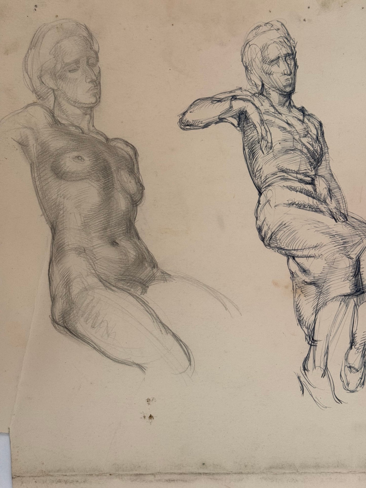 Female Life Drawing from the portfolio of Joyce Platt.