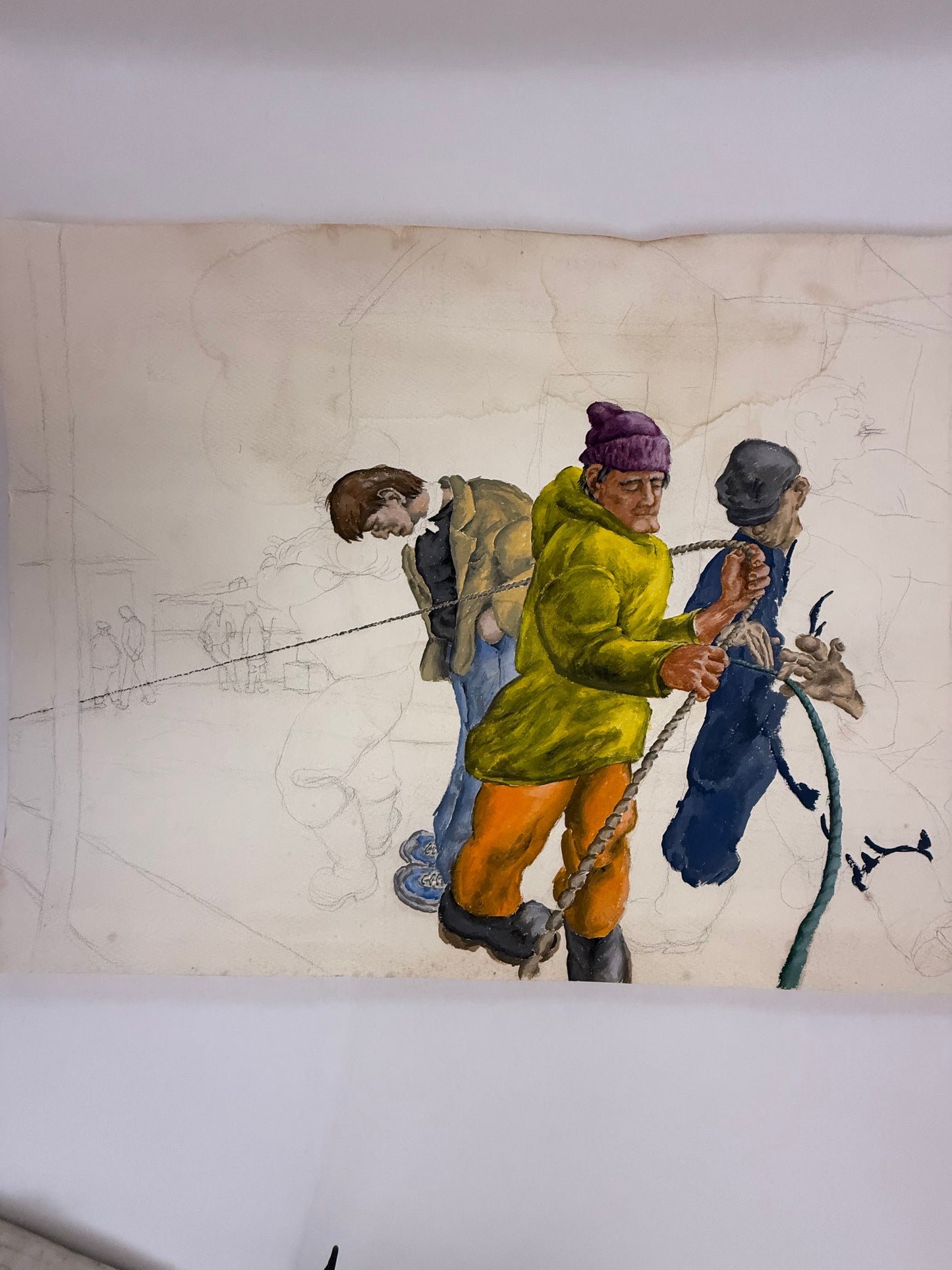 Fishermen - from the studio of ERIC RITCHIE & RENA GIBSON