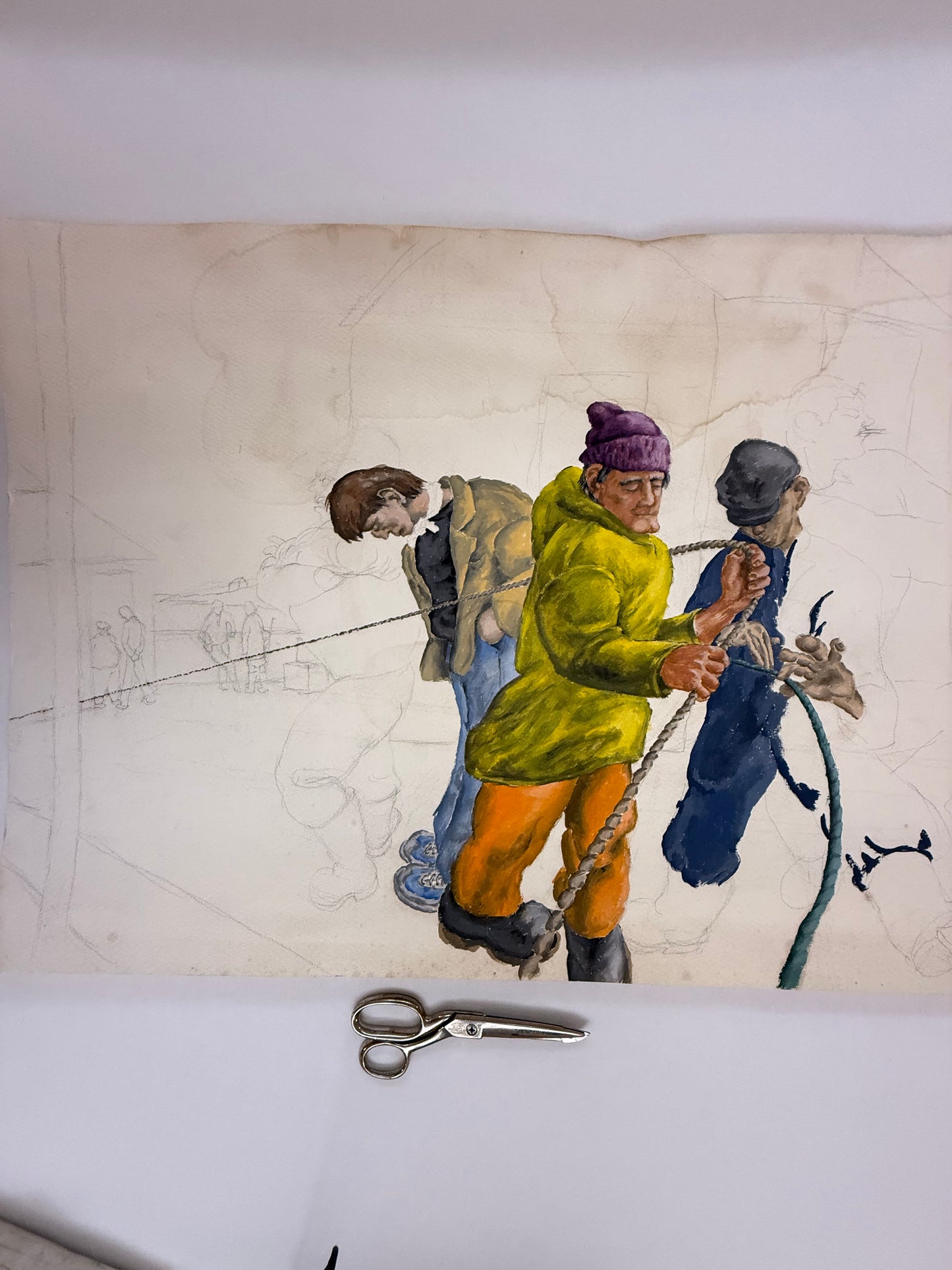 Fishermen - from the studio of ERIC RITCHIE & RENA GIBSON