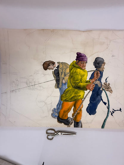 Fishermen - from the studio of ERIC RITCHIE & RENA GIBSON