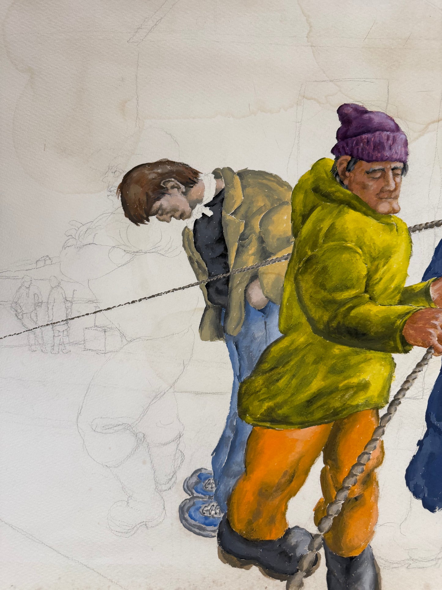 Fishermen - from the studio of ERIC RITCHIE & RENA GIBSON