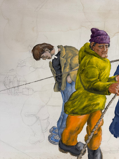 Fishermen - from the studio of ERIC RITCHIE & RENA GIBSON