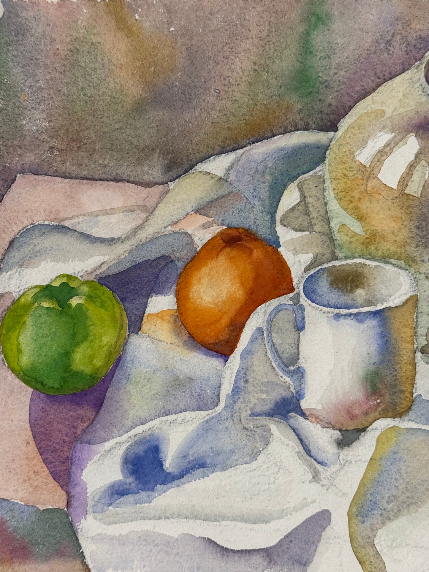 Fruit & Vase Still Life - from the studio of ERIC RITCHIE & RENA GIBSON