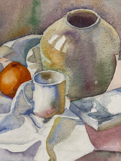 Fruit & Vase Still Life - from the studio of ERIC RITCHIE & RENA GIBSON