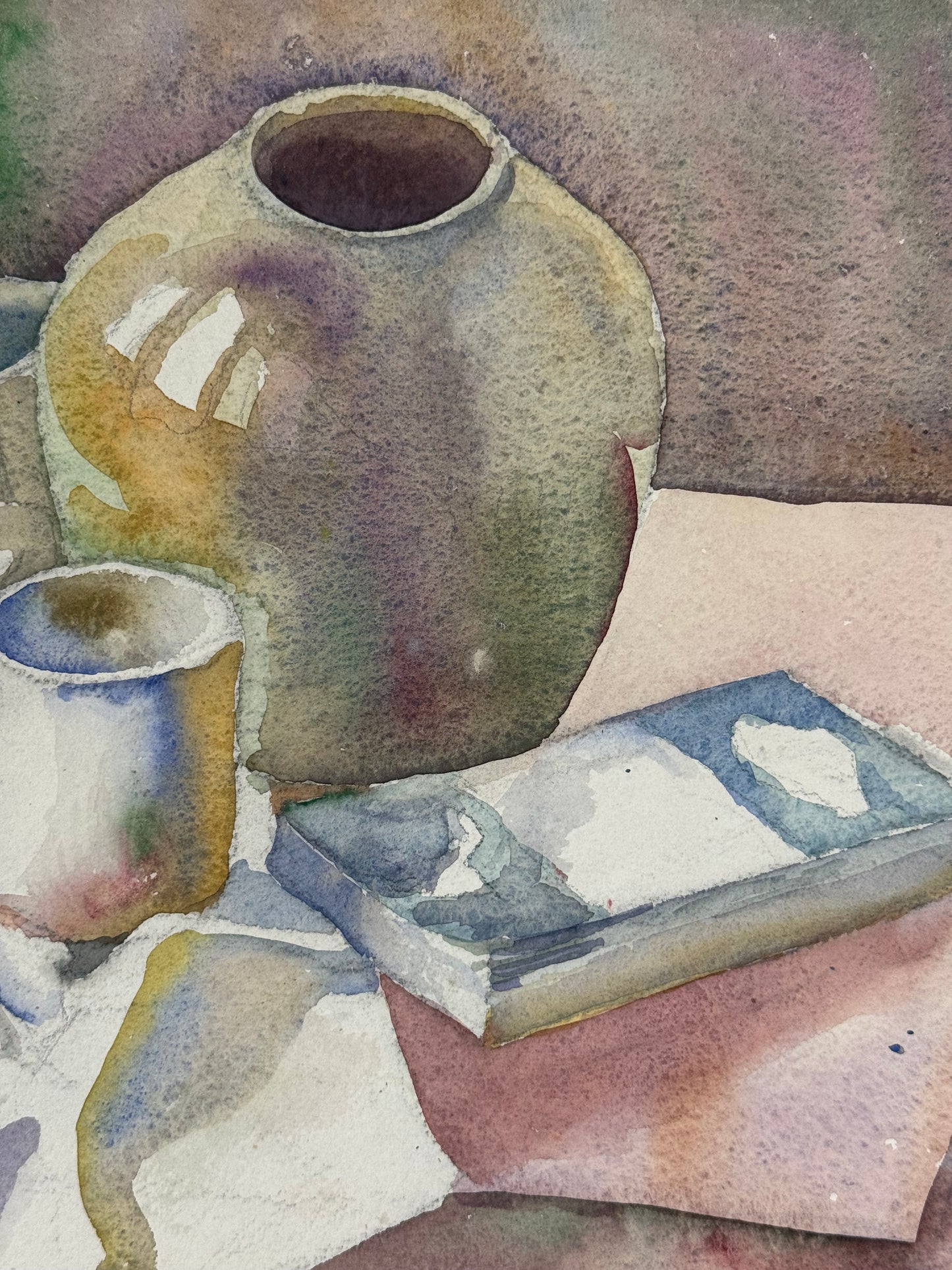 Fruit & Vase Still Life - from the studio of ERIC RITCHIE & RENA GIBSON
