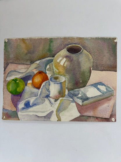 Fruit & Vase Still Life - from the studio of ERIC RITCHIE & RENA GIBSON