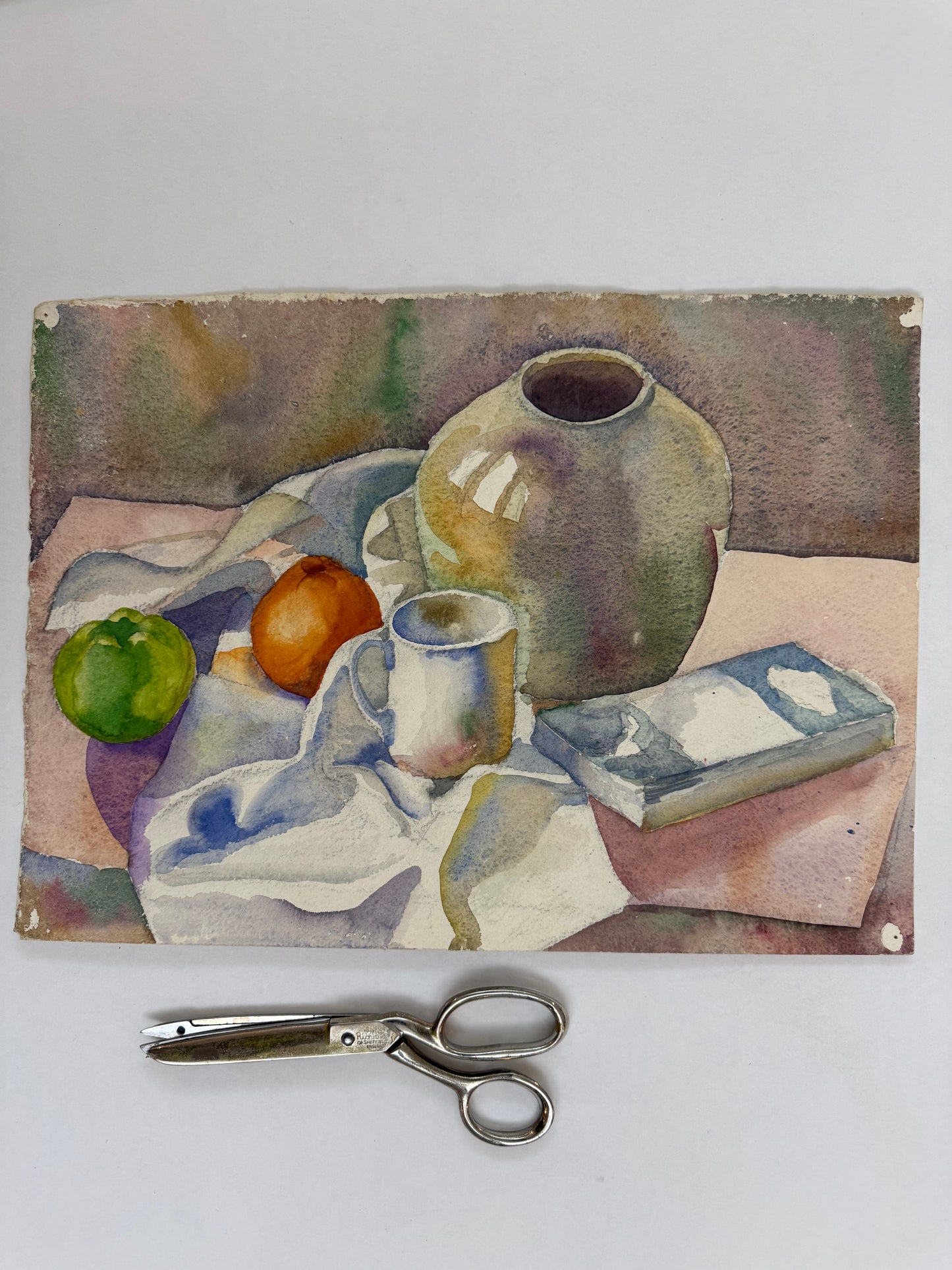 Fruit & Vase Still Life - from the studio of ERIC RITCHIE & RENA GIBSON