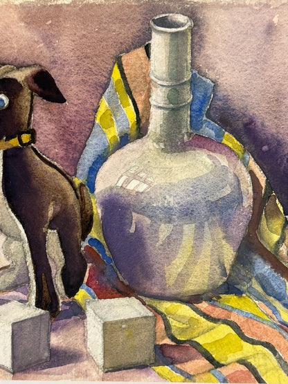 Vase & Toy Still Life - from the studio of ERIC RITCHIE & RENA GIBSON