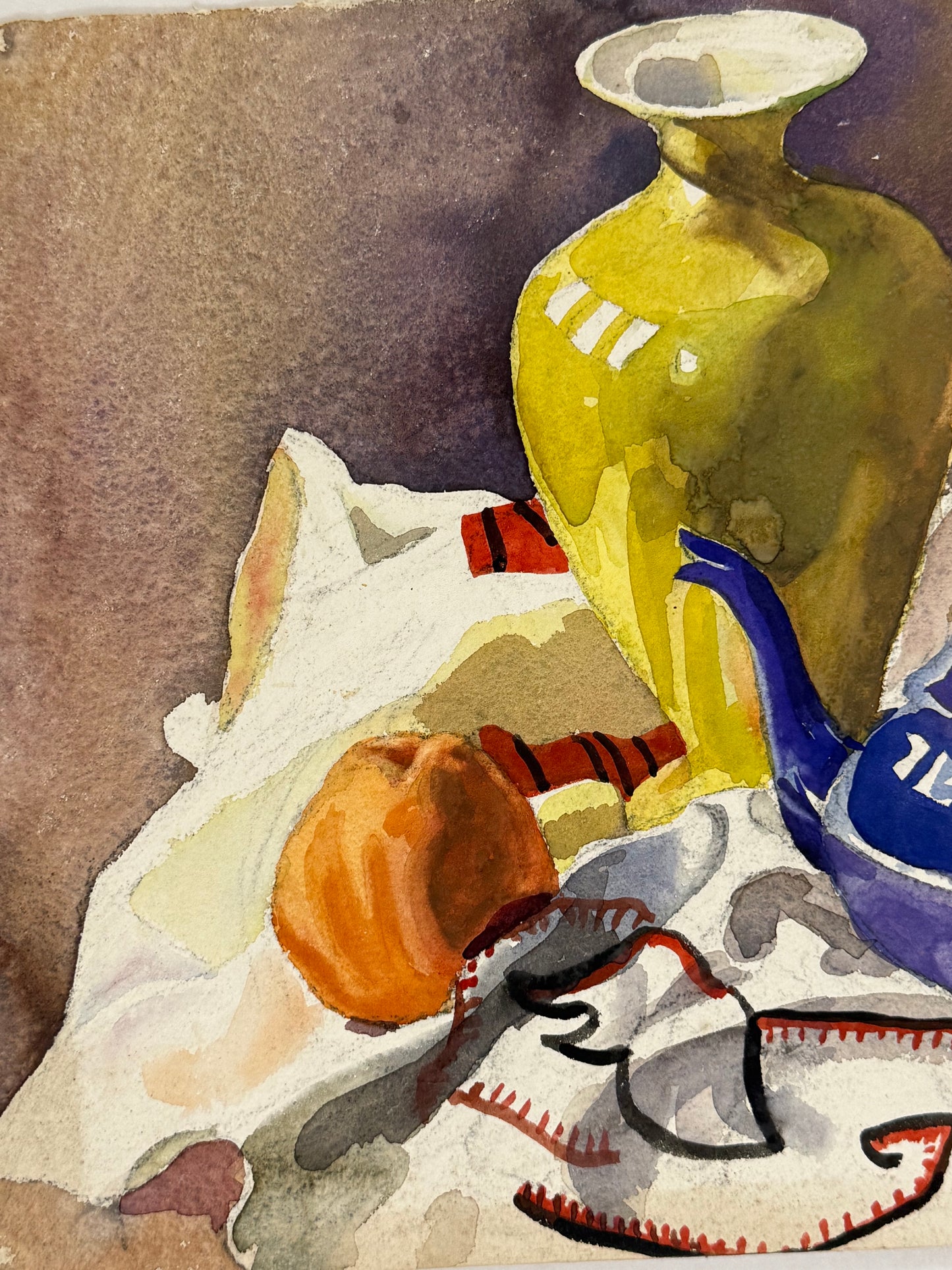 Blue Teapot Still Life - from the studio of ERIC RITCHIE & RENA GIBSON